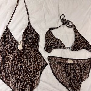 Two Michael Kors swim suits- size 10 and 12